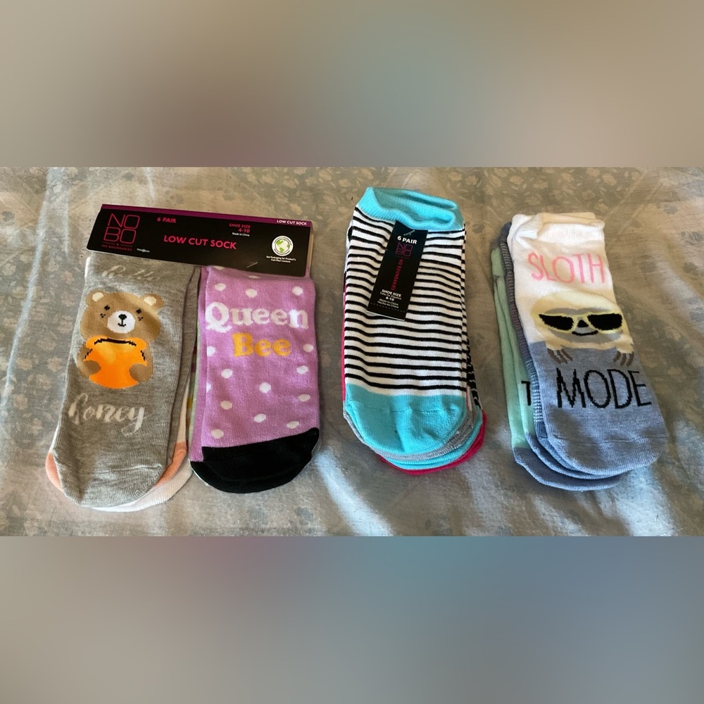 No Boundaries Lot of 15 Pairs Women's Socks NWT Size 4-10 Low Cut Sock NEW